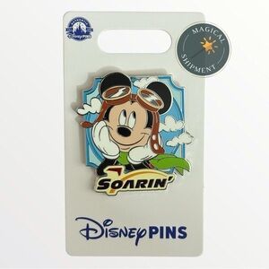 Disney Parks - Epcot Center - Soarin’ Pilot Mickey Mouse OE Pin